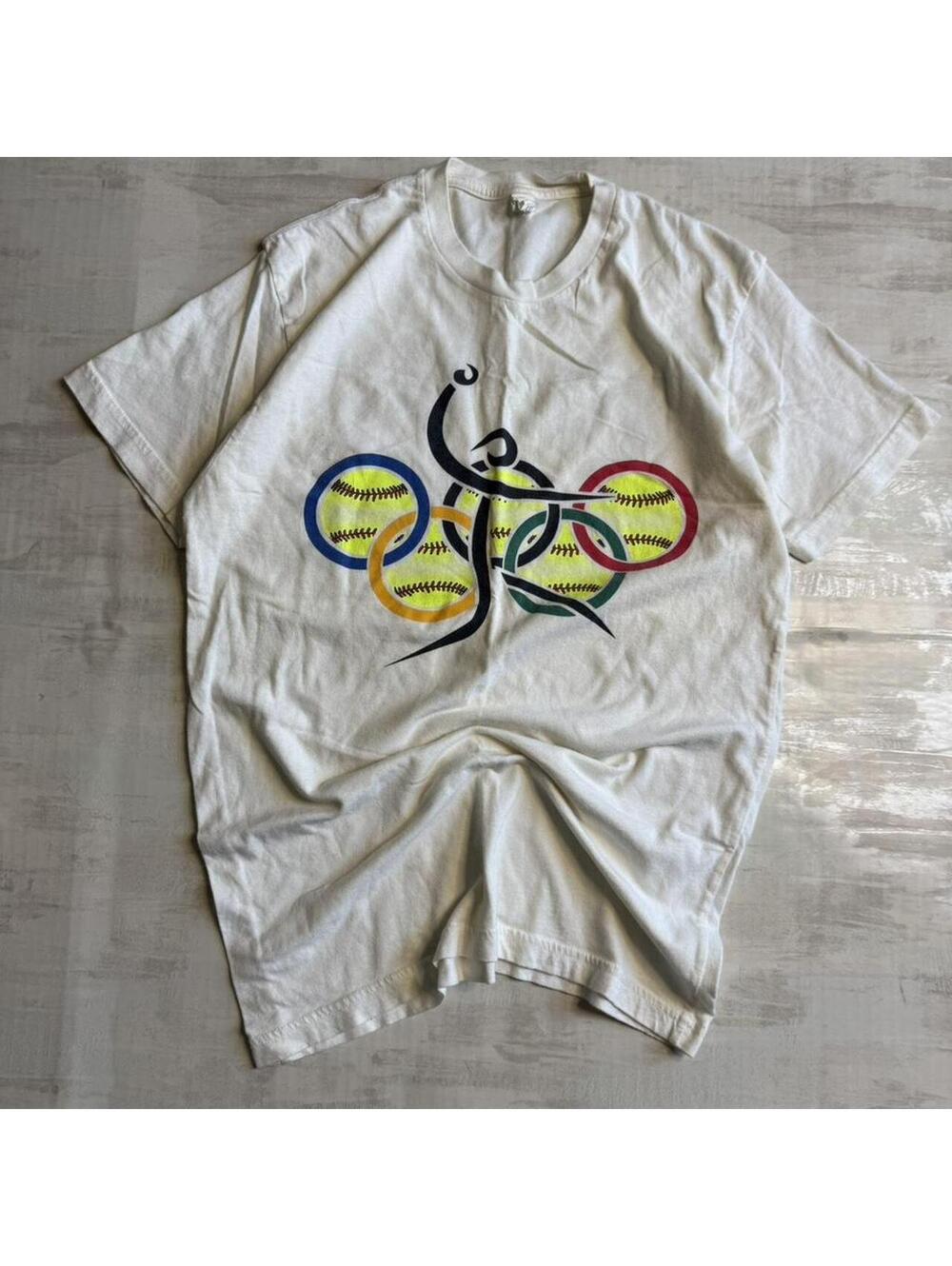 90s Olympic Softball graphic tee
